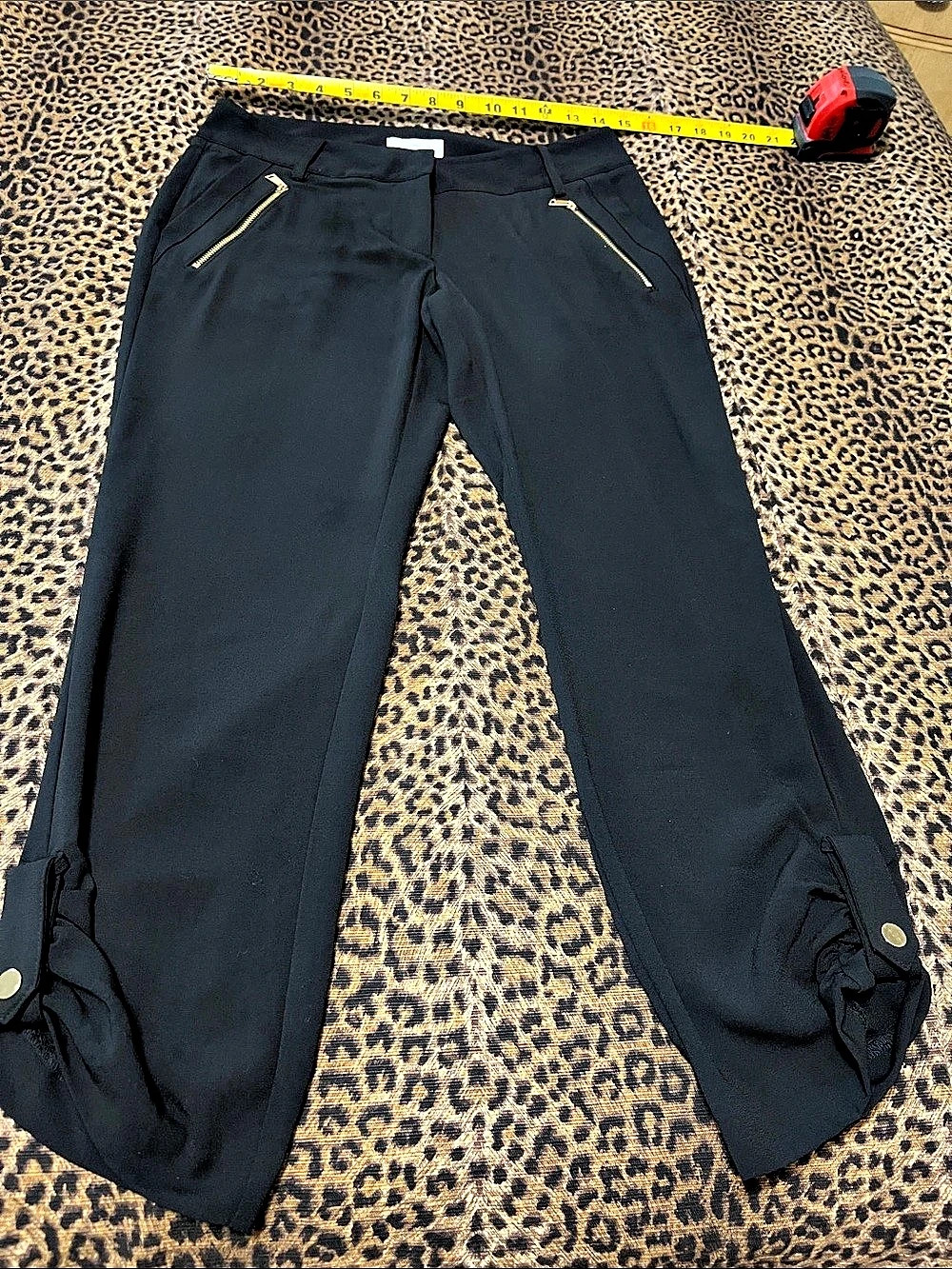 CACHE Black Cargo Pants Size 0